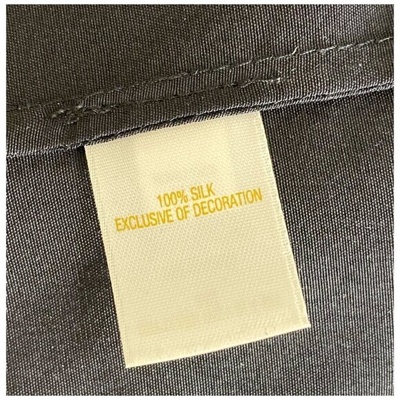 Kate Spade New York 100% Silk Beaded Sleeveless Top in Black Women's Size S - Picture 7 of 10